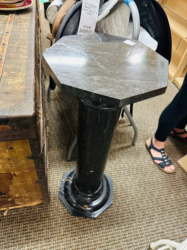 3 Piece Marble Pedestal 12x32