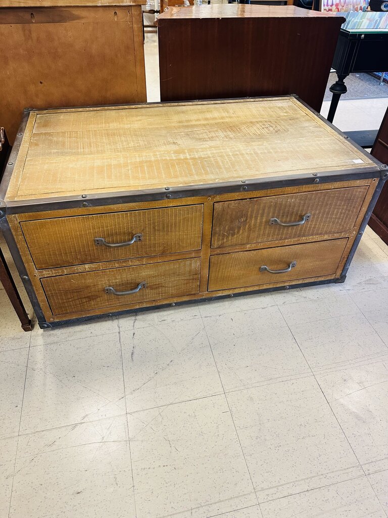 Low 4 Drawer Dresser 28x46x21