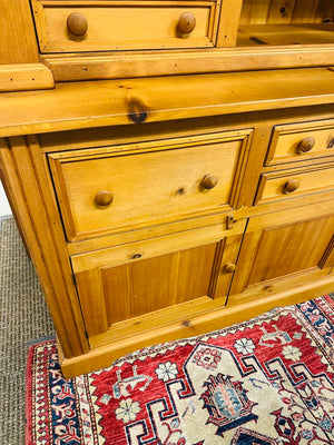 Maple Buffet w/ Hutch 64x20x84