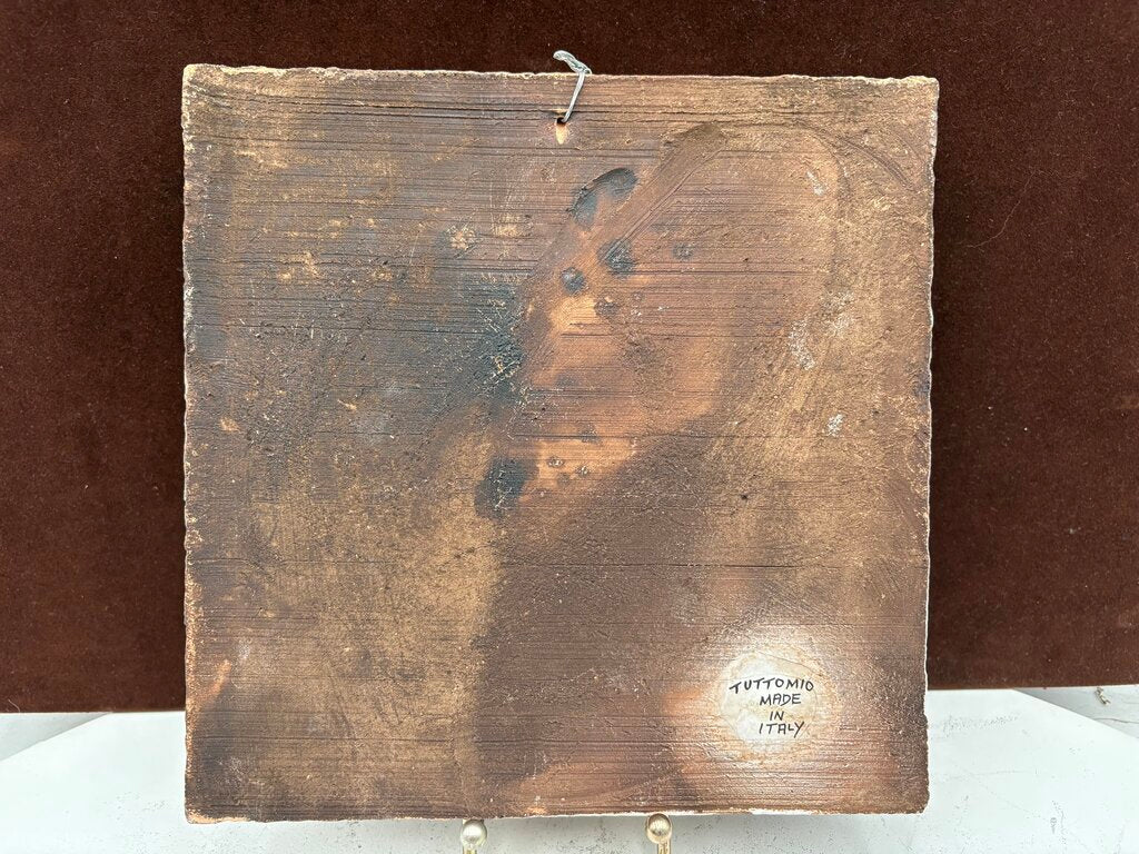 Tutto Mio "Tuscand" Italian Terracotta Hand Painted Tile #9/MMVII