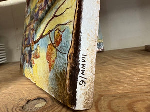 Tutto Mio "Tuscand" Italian Terracotta Hand Painted Tile #9/MMVII