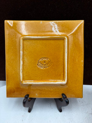 Souleo Terre E Provence Square Yellow Plates 6.75" (8Pcs)