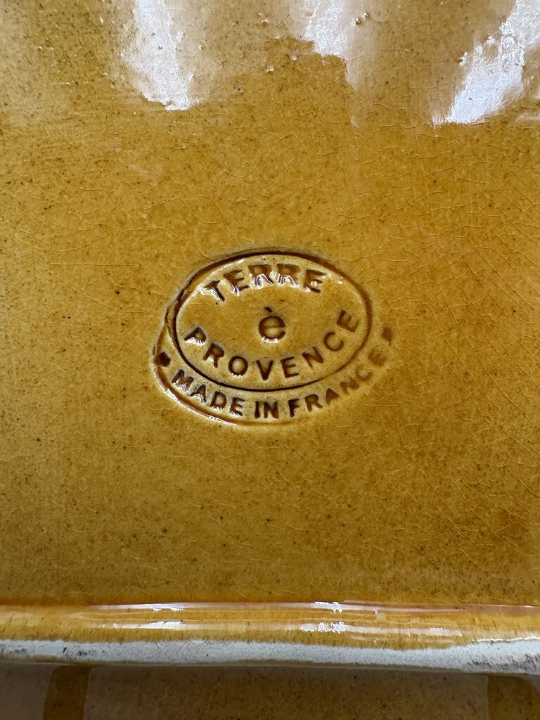 Souleo Terre E Provence Square Yellow Plates 6.75" (8Pcs)