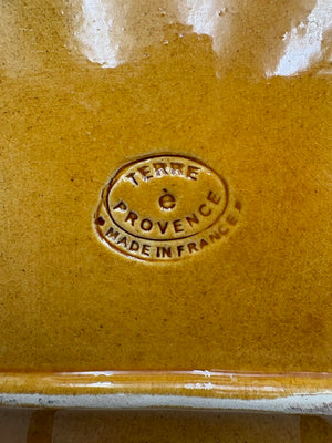 Souleo Terre E Provence Square Yellow Plates 6.75" (8Pcs)