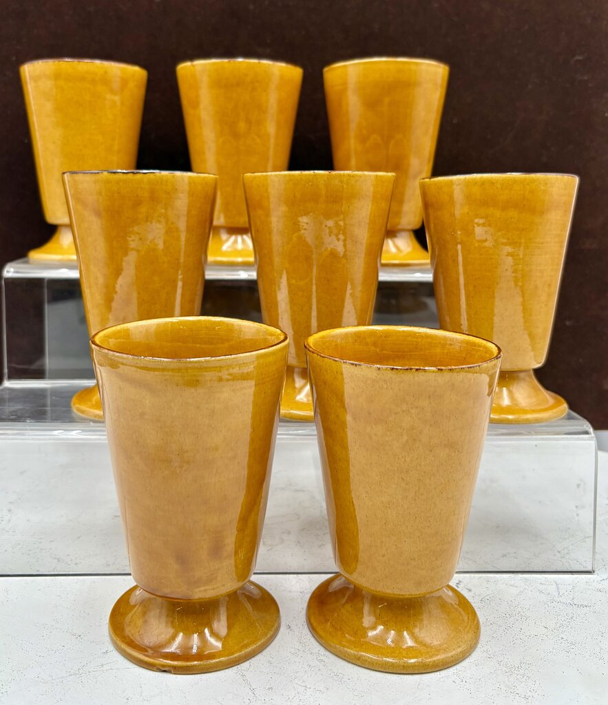 Souleo Terre E Provence Style French Yellow Cup 6oz. (8Pcs)