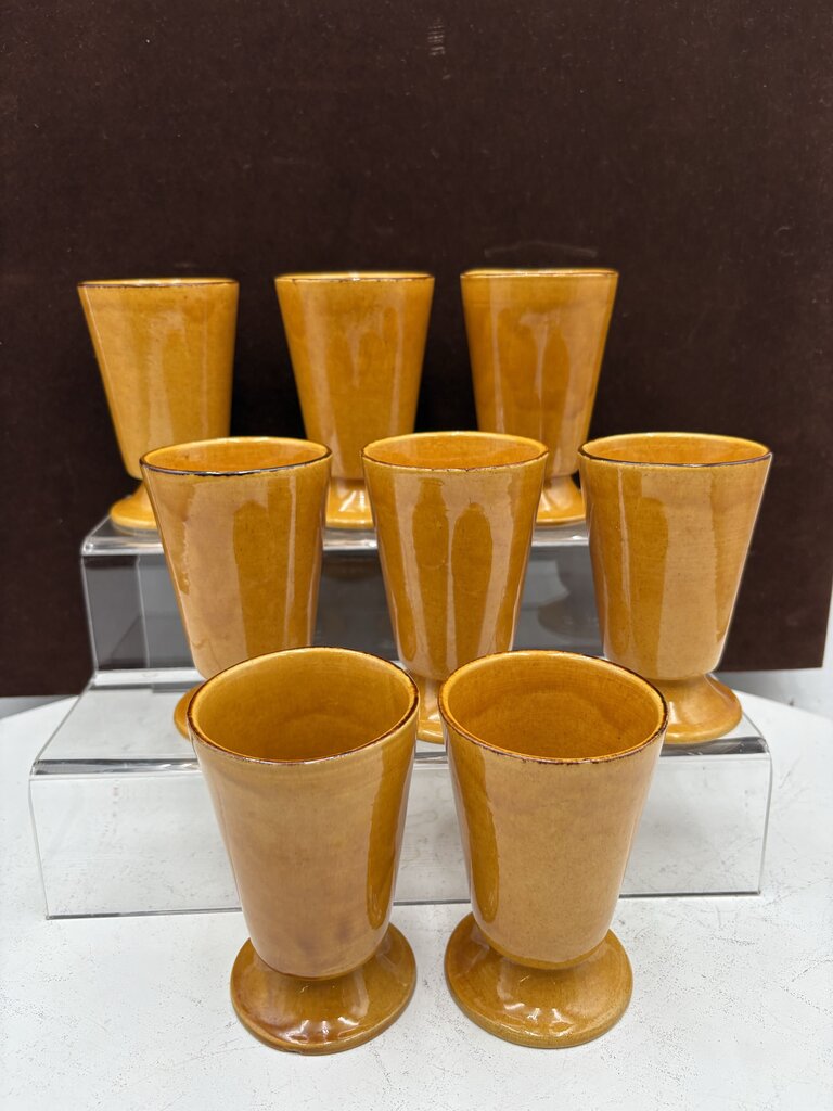 Souleo Terre E Provence Style French Yellow Cup 6oz. (8Pcs)