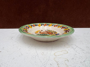 Gorky Gonzalez Mexican Talavera Majolica Fox Small Dish 4.5"