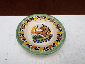Gorky Gonzalez Mexican Talavera Majolica Fox Small Dish 4.5"