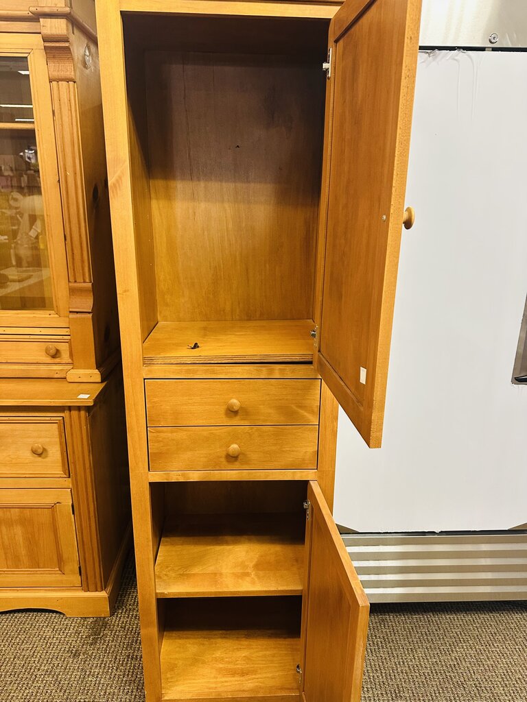 Maple Linen Tower Cabinet 19.5x14x72