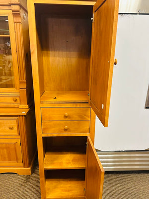 Maple Linen Tower Cabinet 19.5x14x72