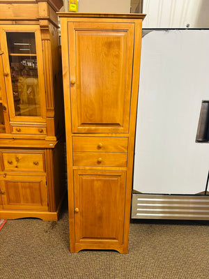Maple Linen Tower Cabinet 19.5x14x72