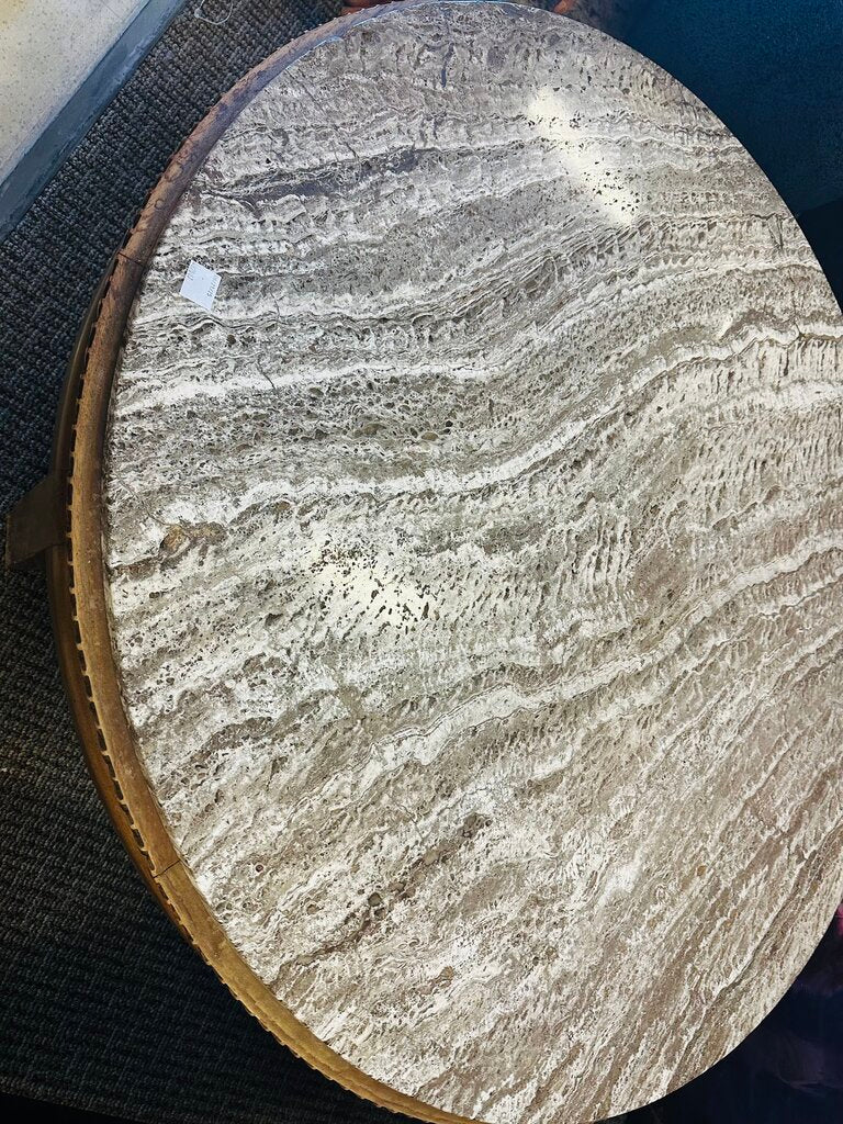 Petrified Wood Top Coffee Table 47x15
