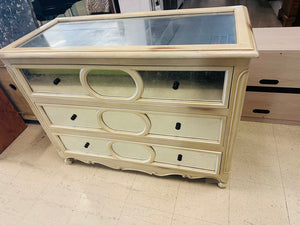 Mirrored 3 Drawer Dresser 21x47x36
