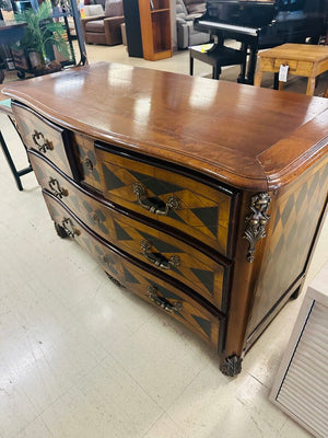 Baroque Diamond Check Inlay 4 Drawer Dresser 51x23x33
