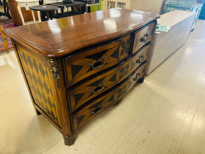 Baroque Diamond Check Inlay 4 Drawer Dresser 51x23x33