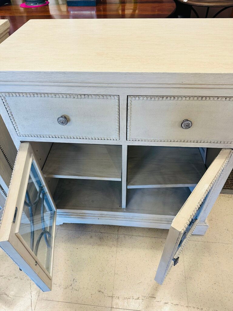 White Storage Cabinets (pair) 18x31x32