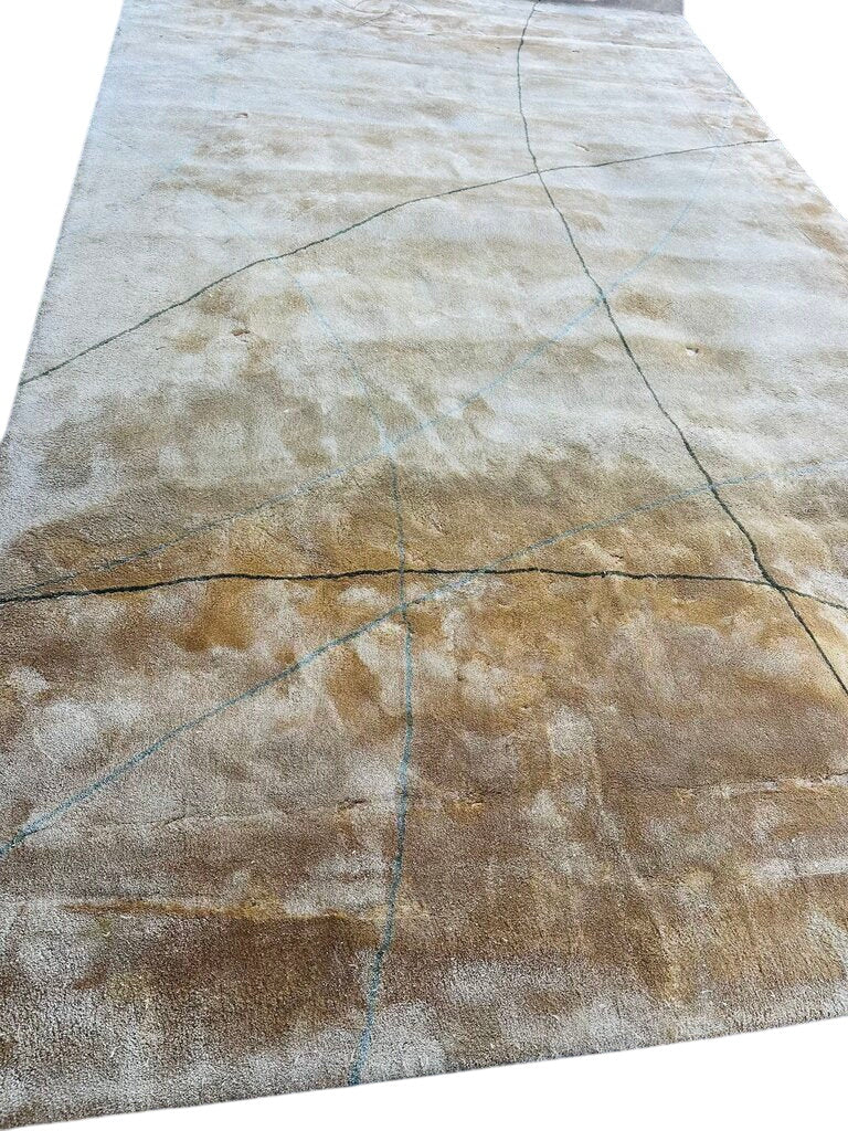 Tia Ping 100% Silk Rug 9'.6 x 16' by Miss Daisy's Consignment & Auction House