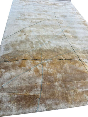 Tia Ping 100% Silk Rug 9'.6 x 16' by Miss Daisy's Consignment & Auction House