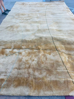 Tia Ping 100% Silk Rug 9'.6 x 16'