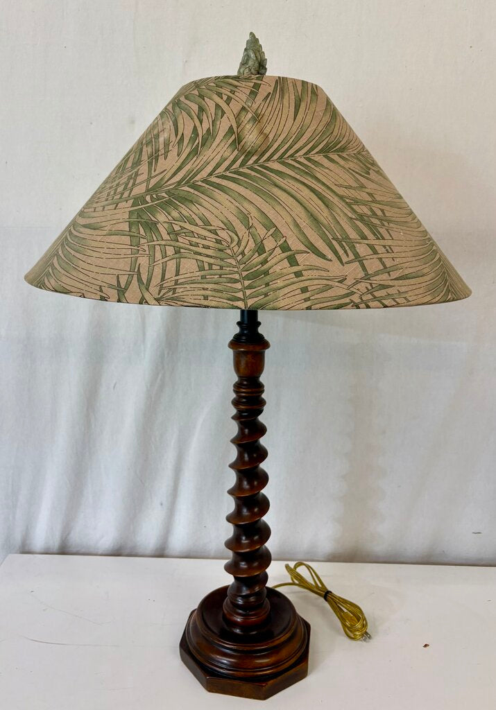 Frederick Cooper Walnut Barley Twist Table Lamp