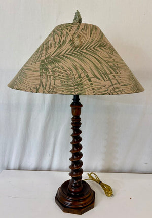 Frederick Cooper Walnut Barley Twist Table Lamp