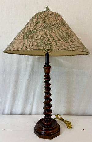 Frederick Cooper Walnut Barley Twist Table Lamp