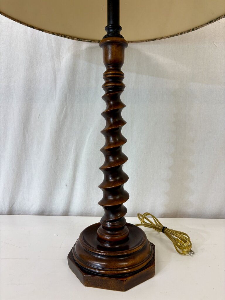Frederick Cooper Walnut Barley Twist Table Lamp