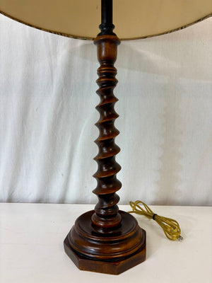 Frederick Cooper Walnut Barley Twist Table Lamp