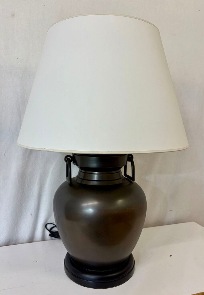 Pottery Barn Chatham Oiled Bronze Finish Urn Table Lamp