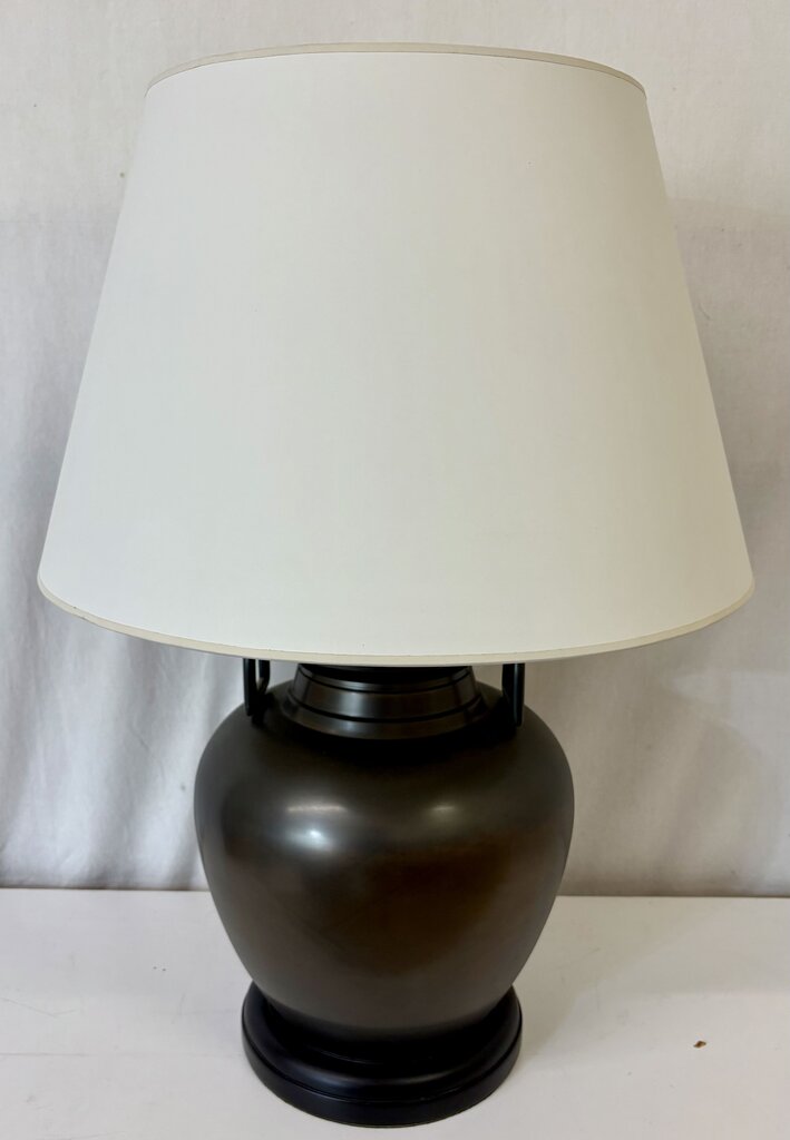 Pottery Barn Chatham Oiled Bronze Finish Urn Table Lamp