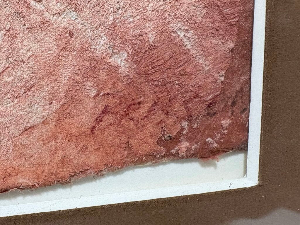 Pierre Marie Brisson Original Abstract Figural Mixed Media Painting Signed (a)