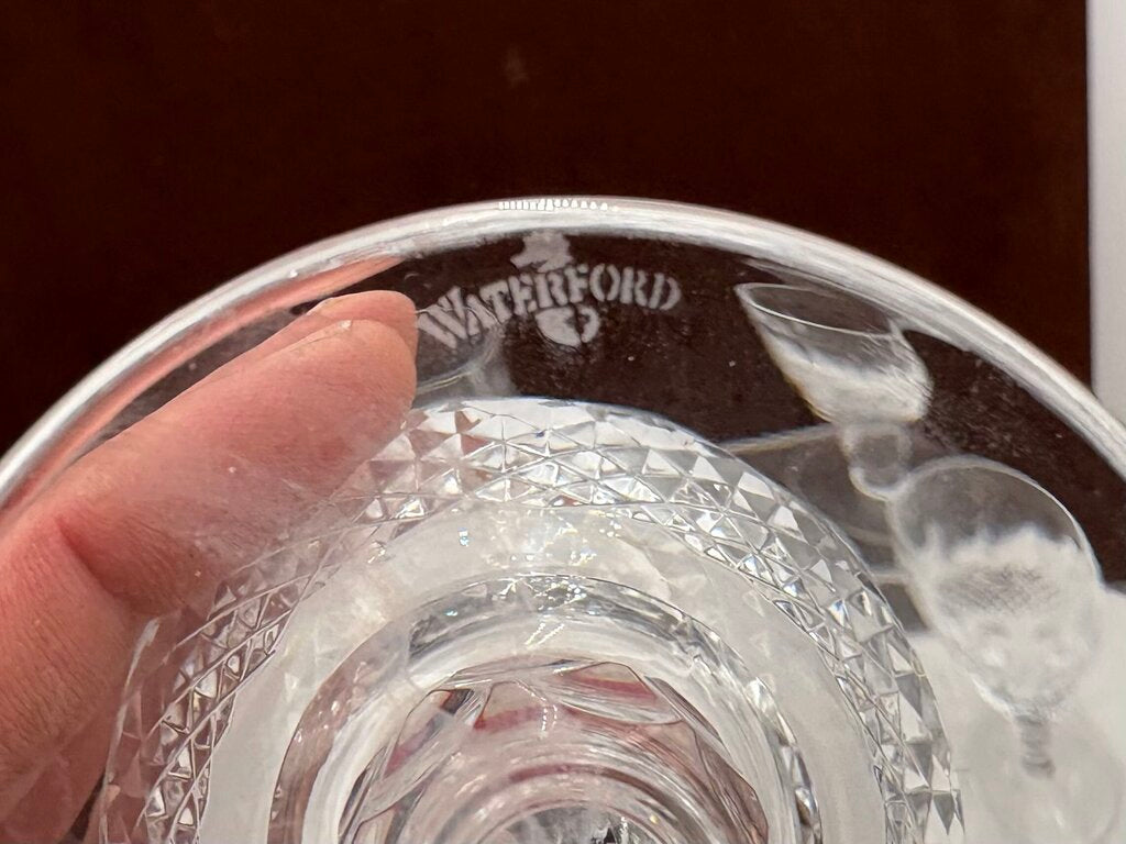 Waterford Crystal Short Stem Colleen Red Wine Glasses 6oz. (10Pcs)