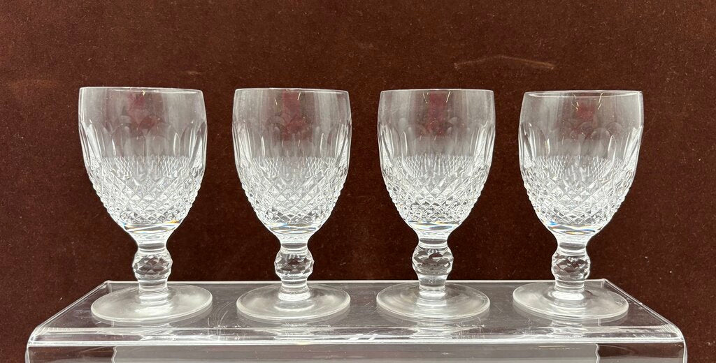 Waterford Crystal Short Stem Colleen Wine Glasses 4oz. (4Pcs)