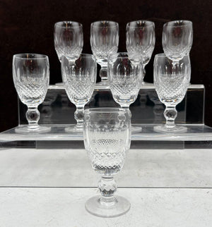 Waterford Crystal Short Stem Colleen Sherry Glasses 3oz. (9Pcs)
