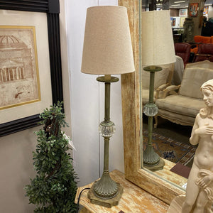 Fluted Candlestick Style Lamp