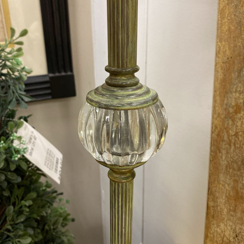 Fluted Candlestick Style Lamp