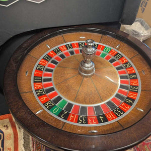 Roulette Table, Roulette Wheel is a Cammegh 31" Diameter Professional Grade