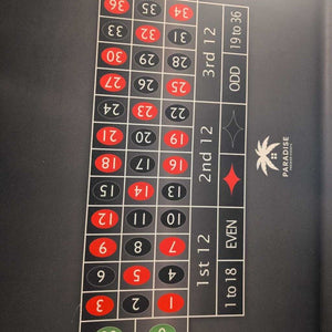 Roulette Table, Roulette Wheel is a Cammegh 31" Diameter Professional Grade