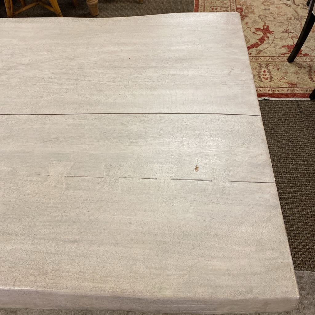 Solid Mango Wood Live Edge Dining Table 118x41x31