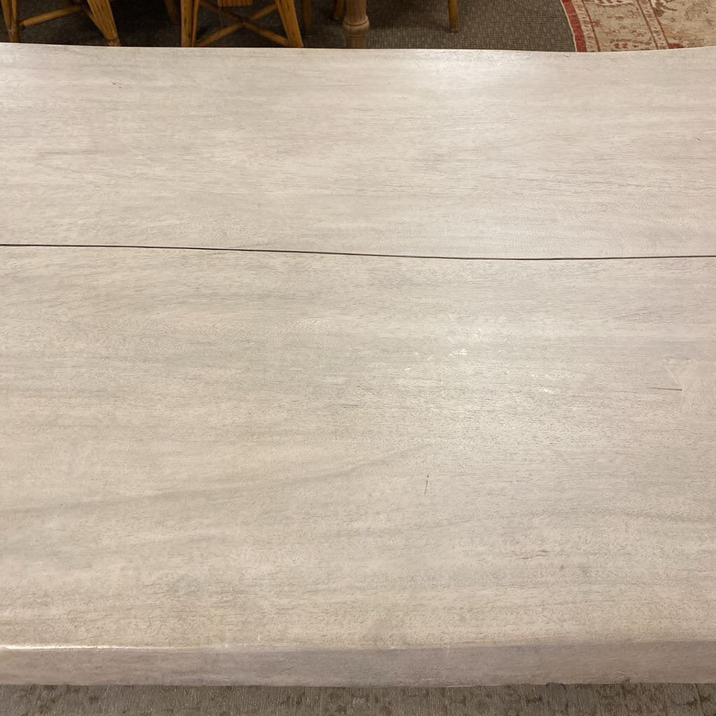 Solid Mango Wood Live Edge Dining Table 118x41x31