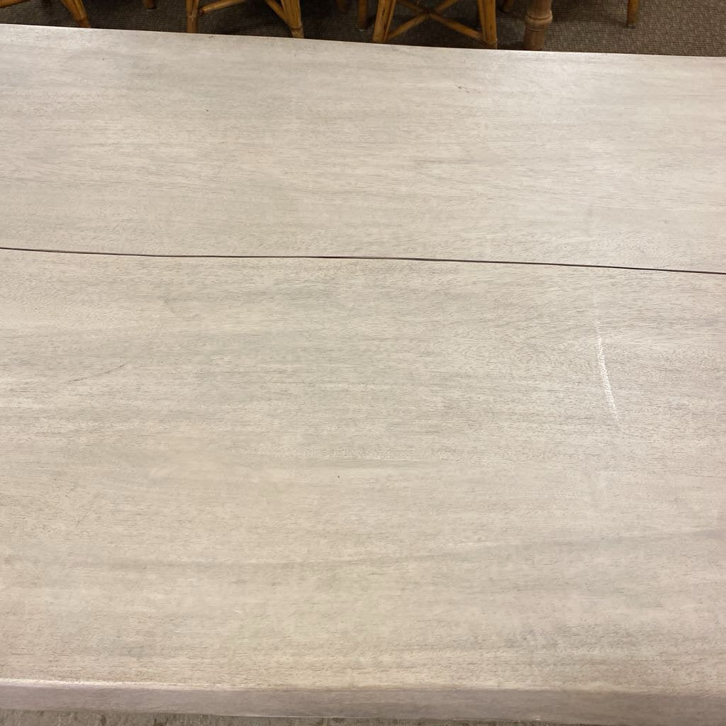 Solid Mango Wood Live Edge Dining Table 118x41x31
