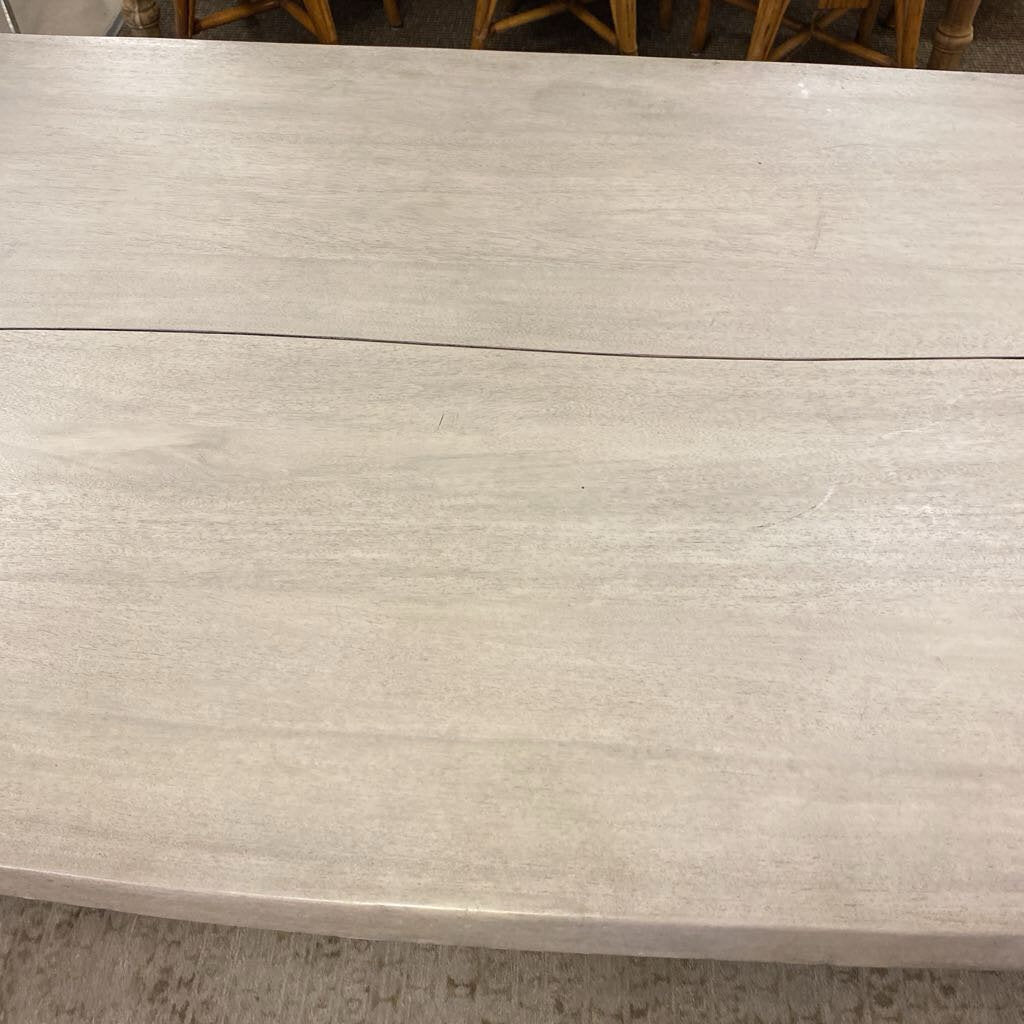 Solid Mango Wood Live Edge Dining Table 118x41x31