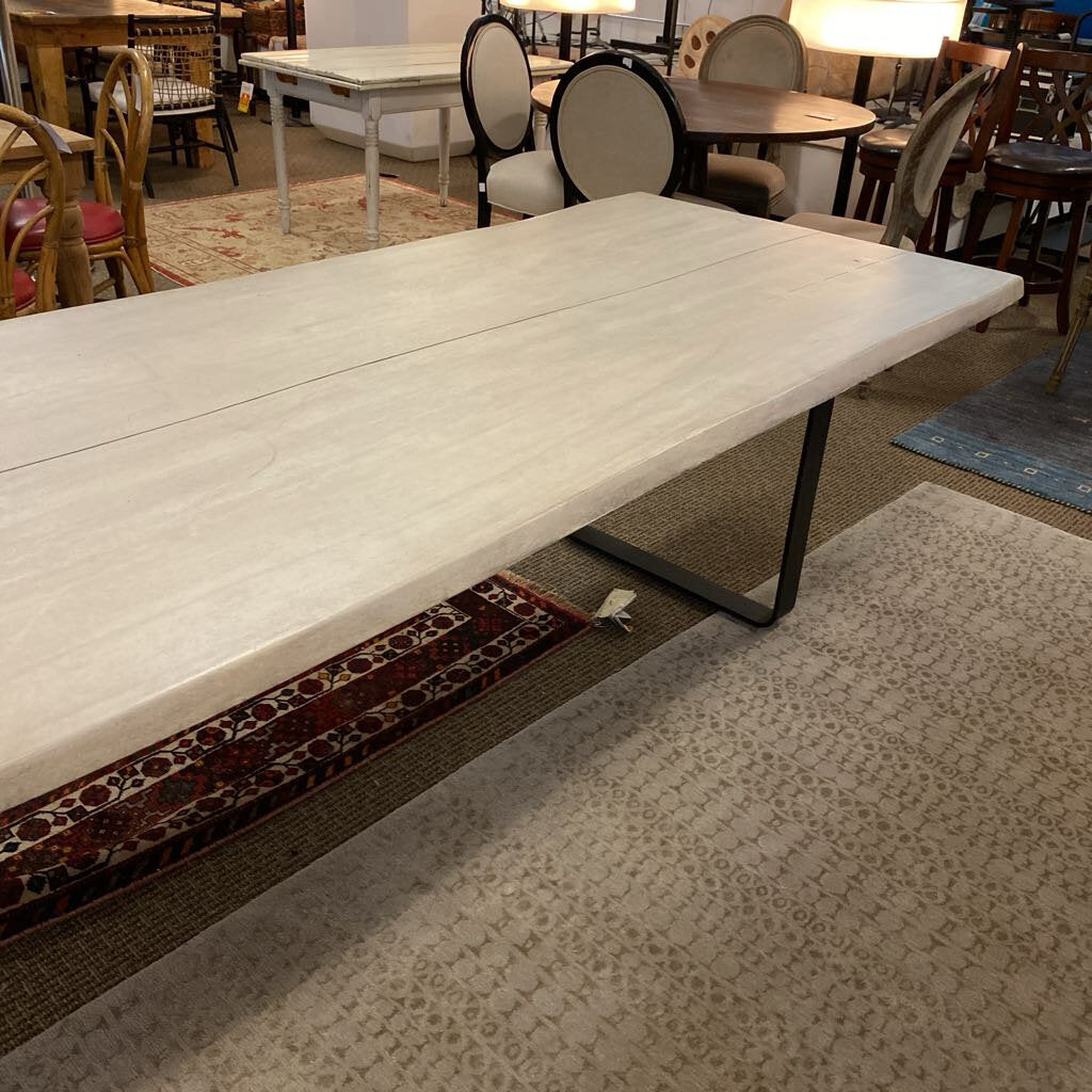 Solid Mango Wood Live Edge Dining Table 118x41x31