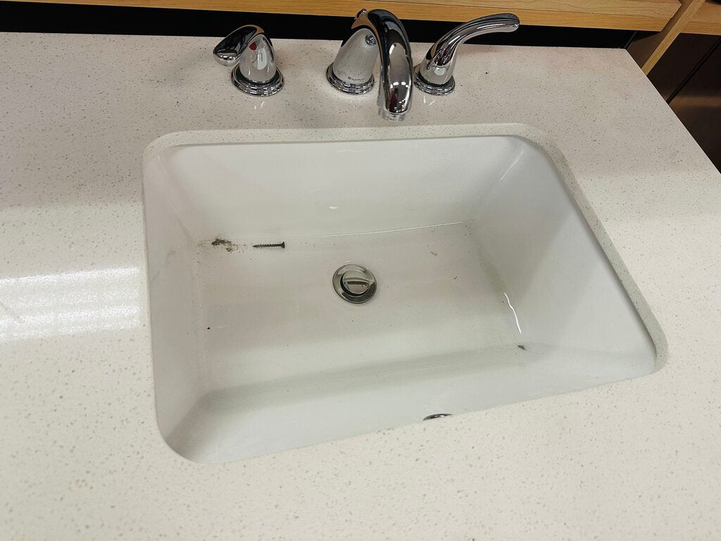 Red Double Sink Bathroom Vanity 72x22x35