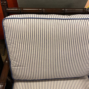 Bamboo Style Wooden Arm Chairs (pair)