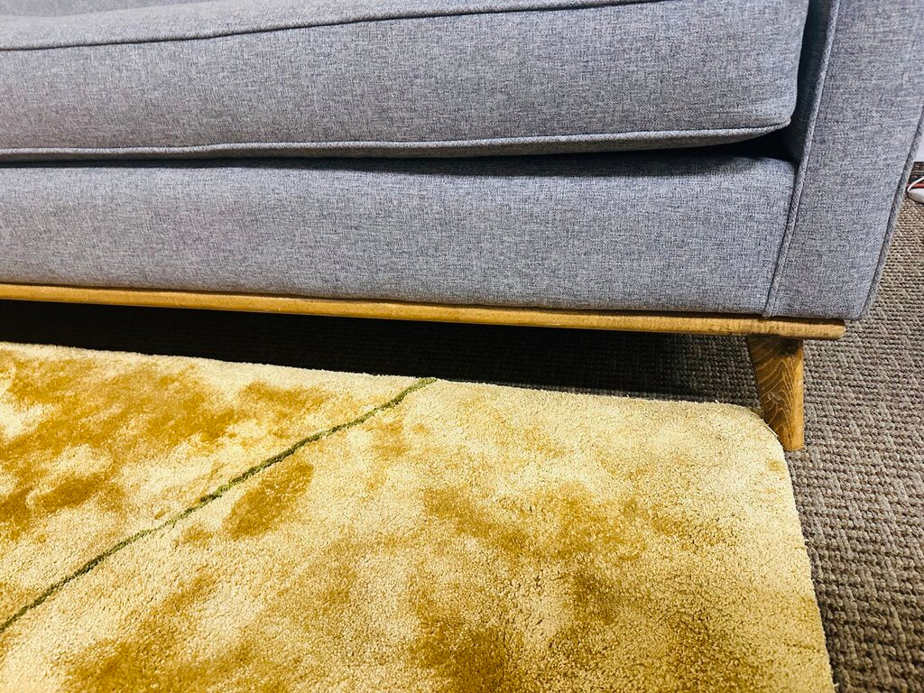 1970 Scandinavian New Upholstered Sofa 84" W.