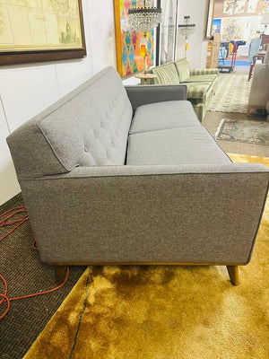 1970 Scandinavian New Upholstered Sofa 84" W.