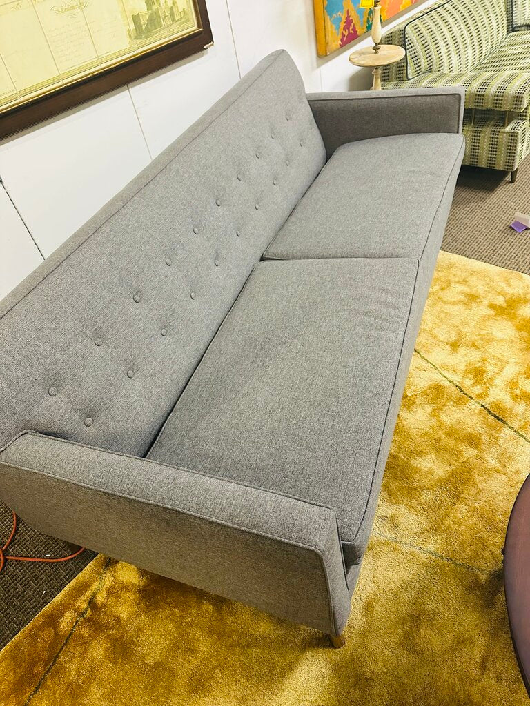 1970 Scandinavian New Upholstered Sofa 84" W.