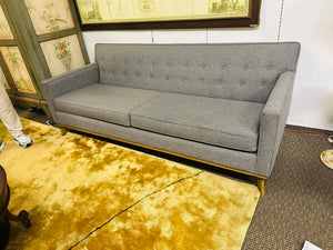1970 Scandinavian New Upholstered Sofa 84" W.