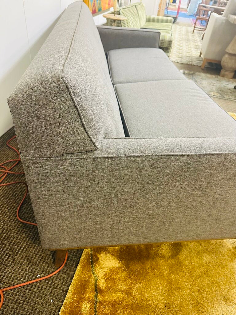 1970 Scandinavian New Upholstered Sofa 84" W.